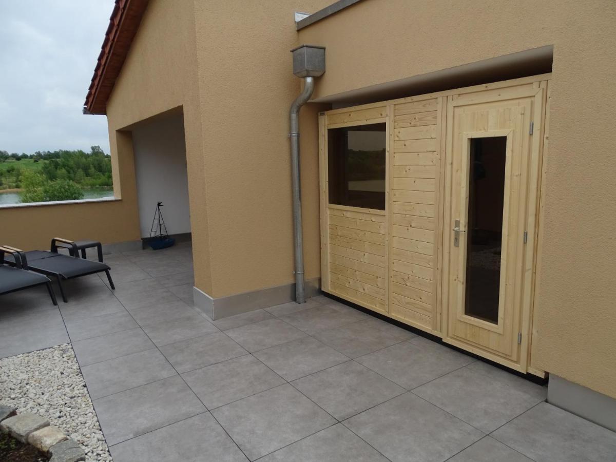 Feriendomizil Am Stoermthaler See, Lagovida, Leipziger Neuseenland, Grosspoesna, Privatstrand Exterior foto